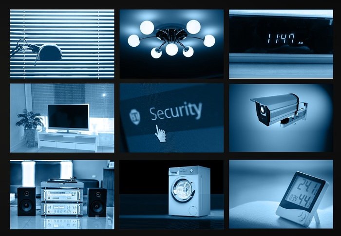 Multiple security camera monitors